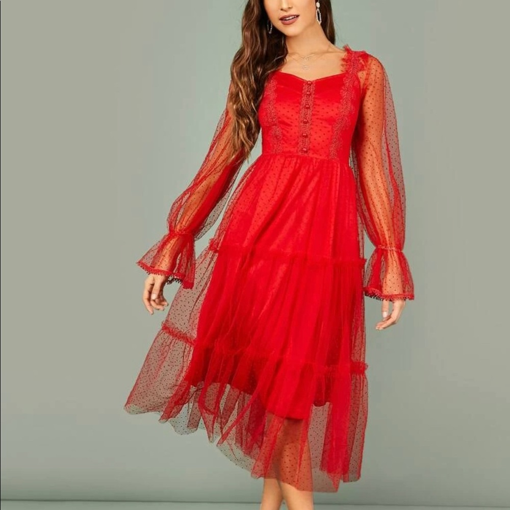 Red beetlejuice dress